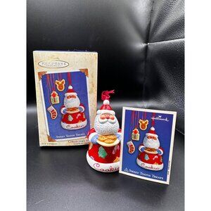 Hallmark 2003 Santa Claus Sweet Tooth‎ Treats Keepsake Ornament INCOMPLETE